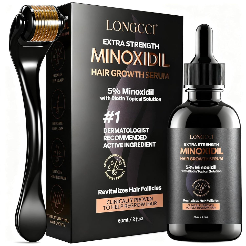 LONGCCI front bottle view showing branding and size for clear identification and trust