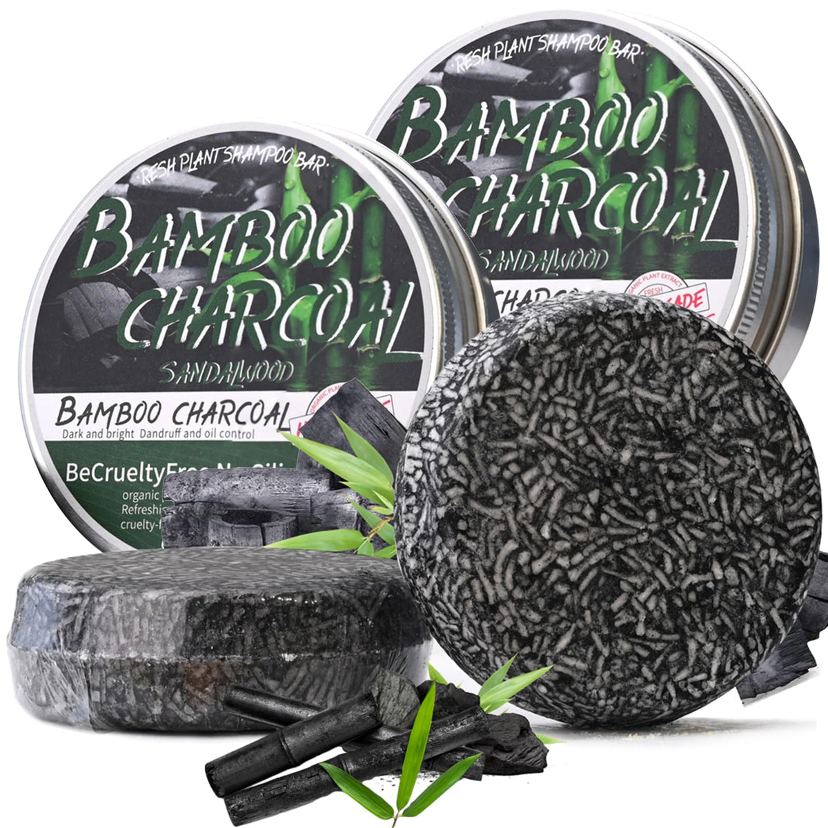 Loobexery shampoo bar front packaging shows product and eco benefits