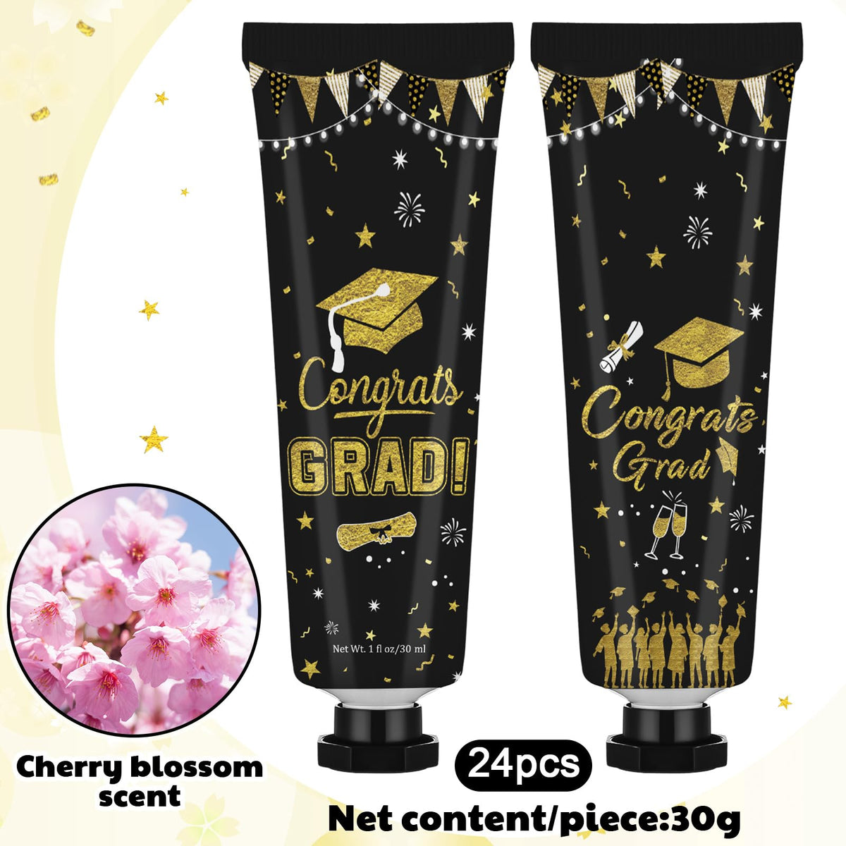 Loopeer double-sided design close-up highlighting celebratory Class of 2026 look and polish