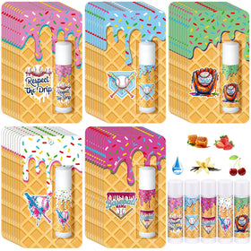 Loopeer front packaging showing 30 baseball drip lip balms and party-ready appeal