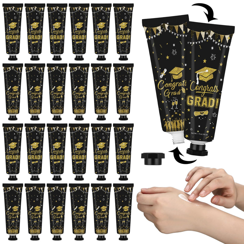 Loopeer front packaging showing black and gold graduation design and ready-to-give benefit