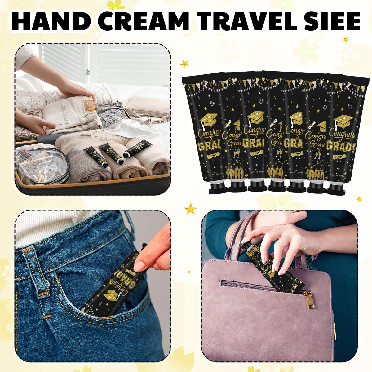 Loopeer size comparison beside credit card showing compact 30 ml travel convenience