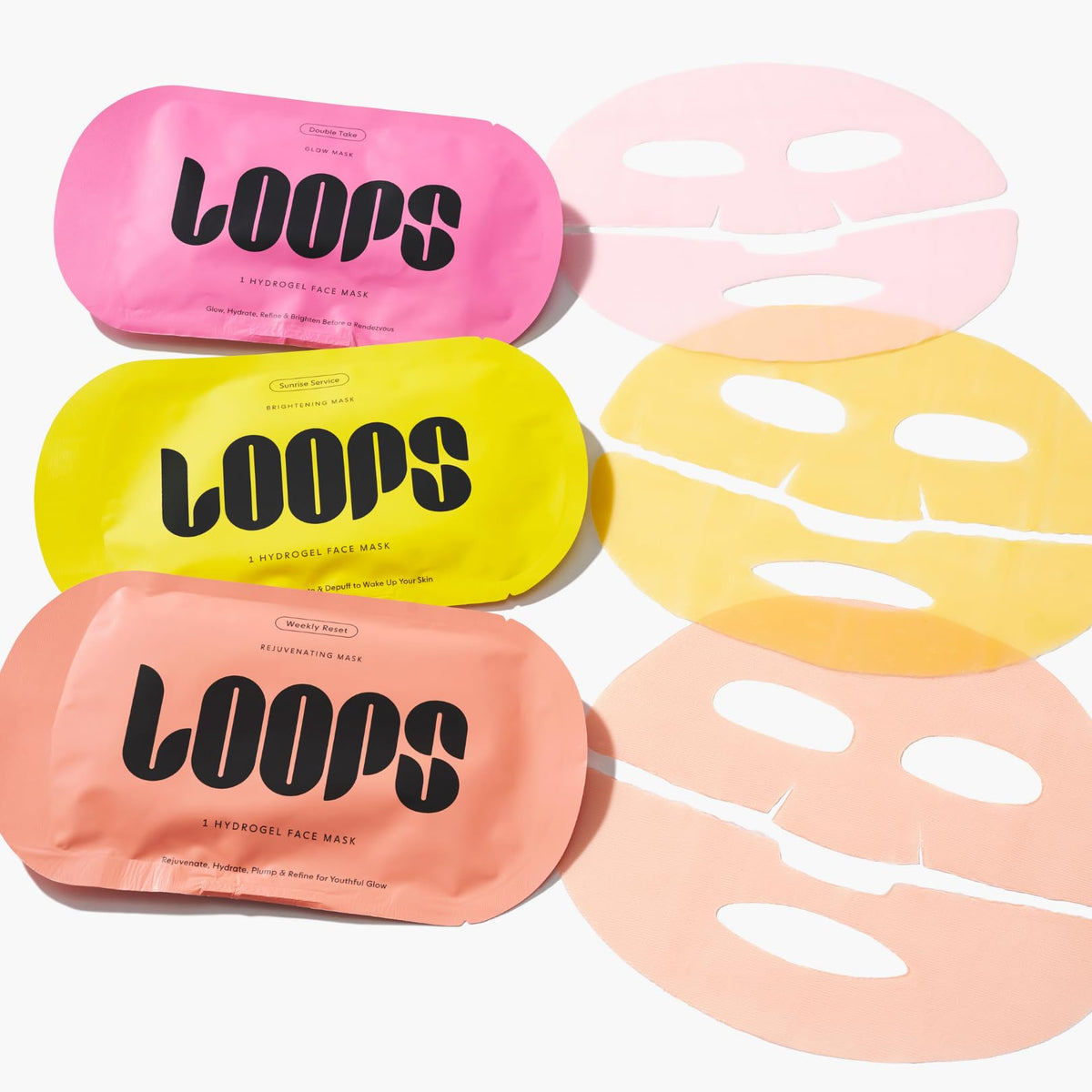 LOOPS hydrogel close-up texture demonstrating rich serum delivery