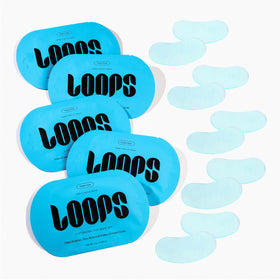 LOOPS hydrogel texture detail highlighting adhesive gel that boosts serum delivery