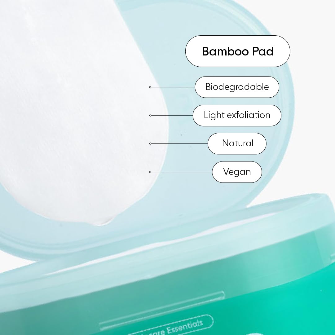 LOOPS pad removing eye makeup from skin showing gentle removal benefit