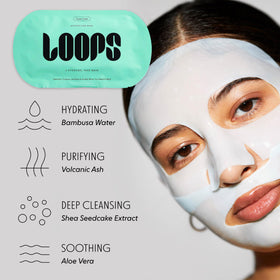 LOOPS recyclable outer packaging emphasizing sustainable choice