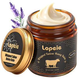 Lopeie front jar lavender label showing product name and benefit