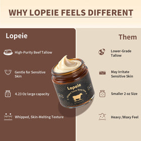 Lopeie size scale comparison with coin to show jar dimensions and travel-friendly convenience