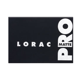 LORAC pro matte swatches on arm demonstrating true-to-pan pigmentation and range