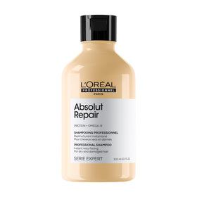 L'Oréal Professionnel Paris front bottle showing clean design and product benefit