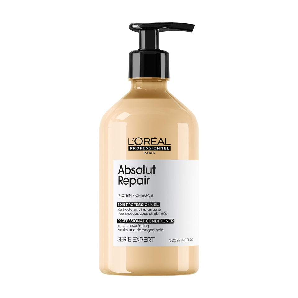 L'Oréal Professionnel Paris front packaging showing product and benefits