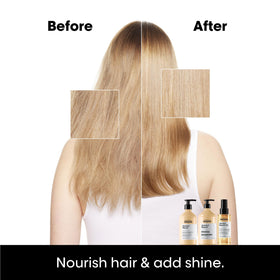 L'Oréal Professionnel close-up of oil texture highlighting lightweight, non-greasy finish