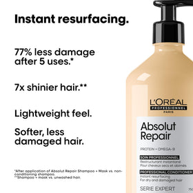 L'Oréal Professionnel Paris tube close-up highlighting label and texture