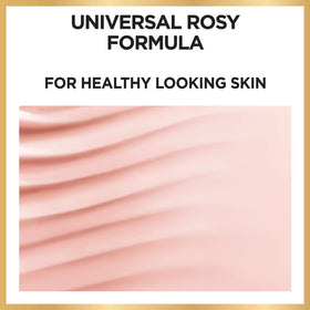 L'Oreal Paris primer application spread on hand demonstrating soft-focus effect