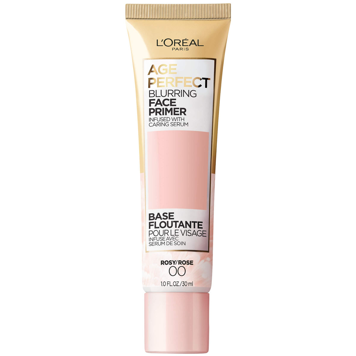 L'Oreal Paris primer front packaging showing product and rosy tint benefit