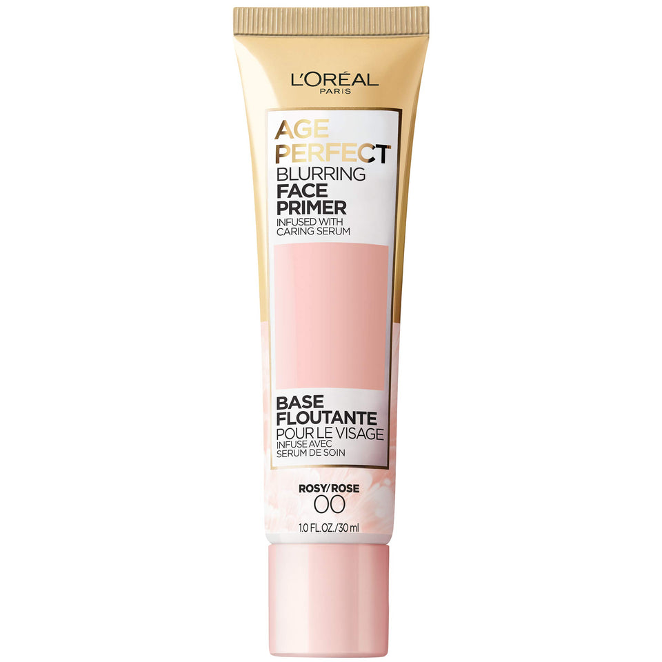L'Oreal Paris primer front packaging showing product and rosy tint benefit