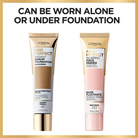 L'Oreal Paris primer paired with Age Perfect foundation improving wear benefit