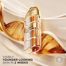 L'Oreal Paris vitamin C and B3 ingredient visual emphasizing brighter tone