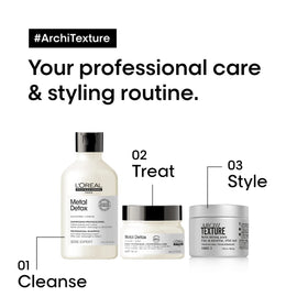 L'Oréal Professionnel Architexture used during blow-dry for structured texture and volume