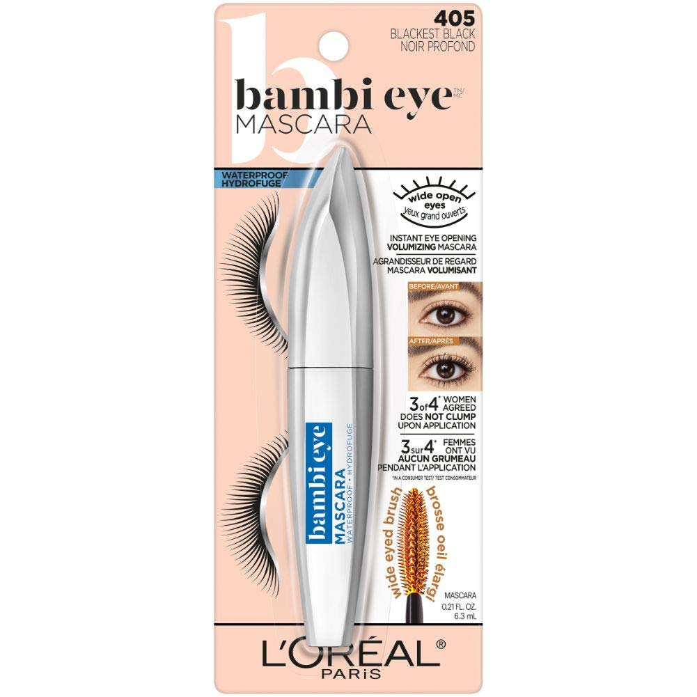 L'Oreal Paris Bambi Eye brush close-up demonstrating bristle design for separation