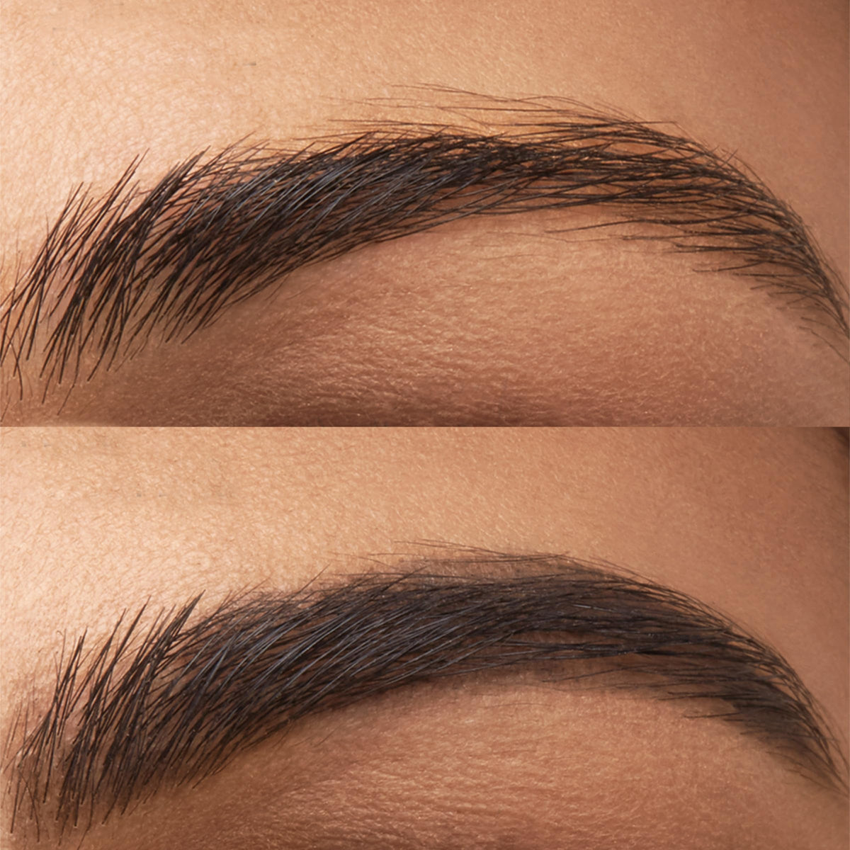L'Oreal Paris brown stroke on skin demonstrating texture and buildable color