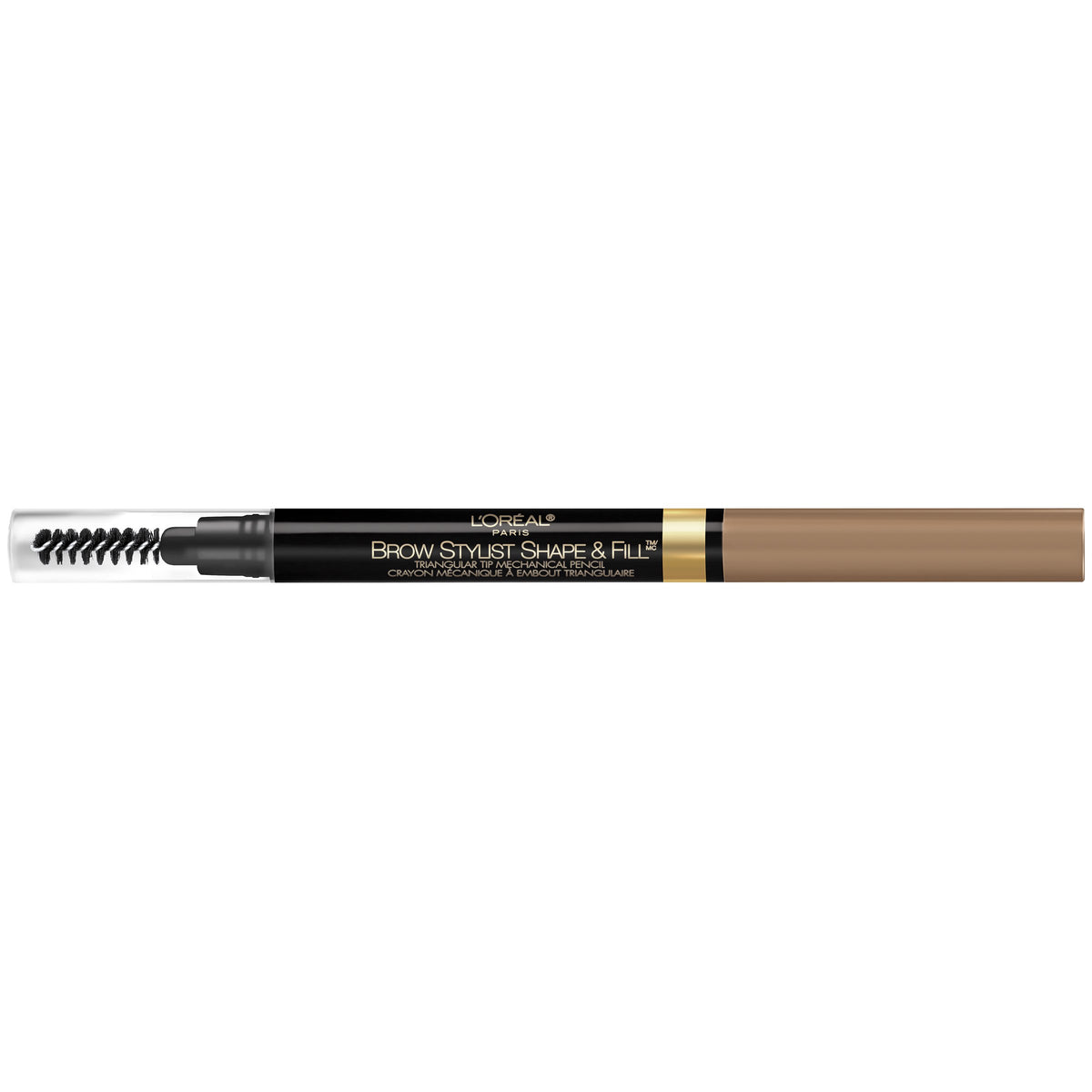 L'Oreal Paris in-use application on model creating defined, natural brows