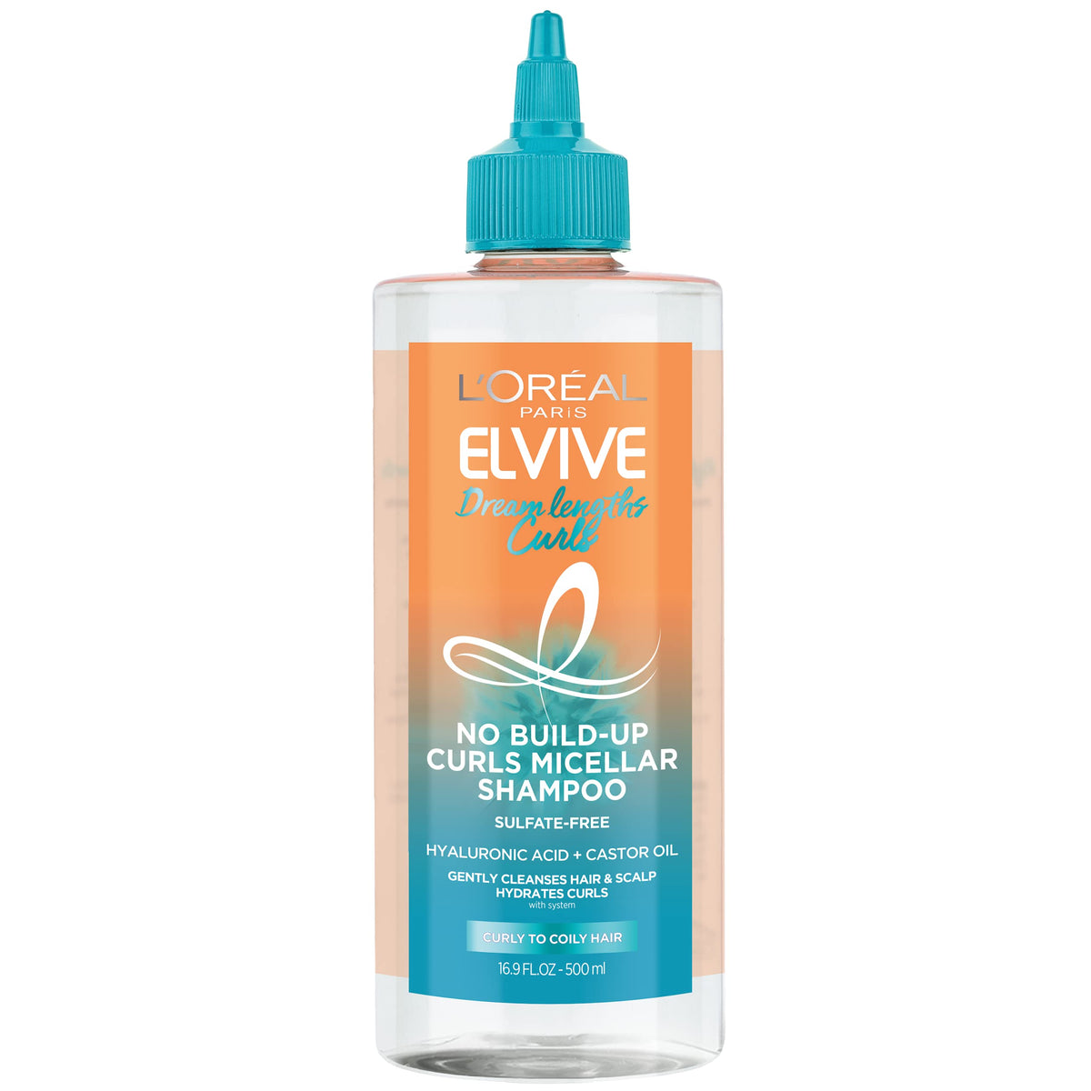 L'Oréal Paris front bottle shot showing label and 16.9 fl oz size, highlights gentle cleansing