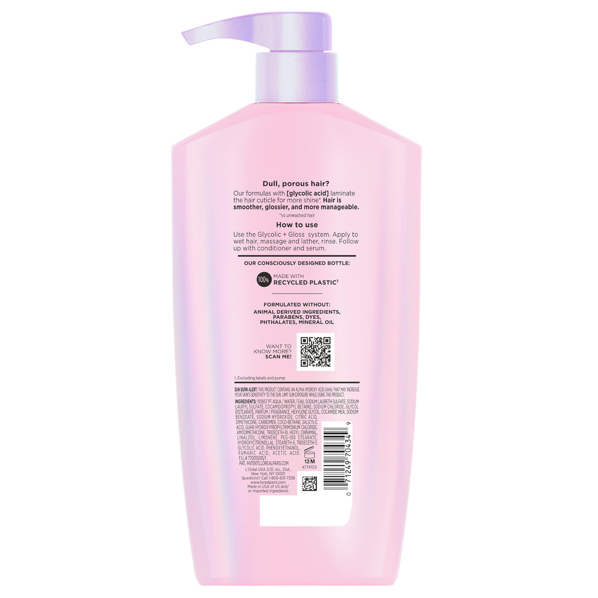 L'Oreal Paris product on bathroom shelf in a lifestyle scene conveying daily routine and fragrant finish