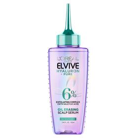 L'Oreal Paris Elvive front packaging showing bottle and cap, clear benefit: visible product identity