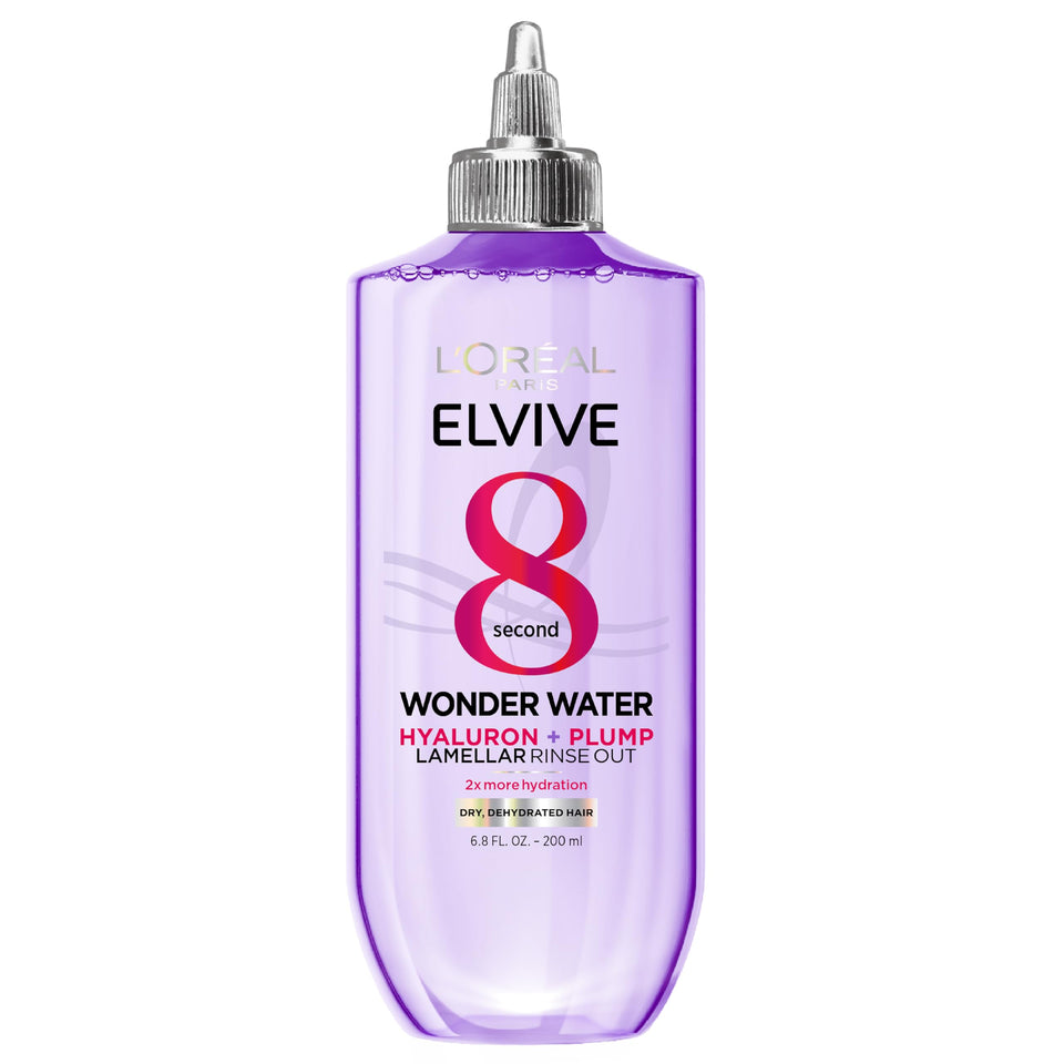 L'Oreal Paris bottle front view showing Wonder Water and label benefit
