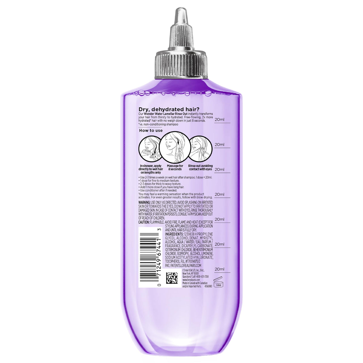 L'Oreal Paris Wonder Water in a bathroom scene suggesting easy routine