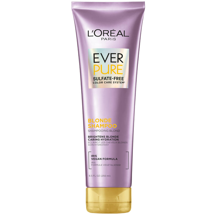 L'Oreal Paris EverPure Blonde front bottle showing label and size for easy identification