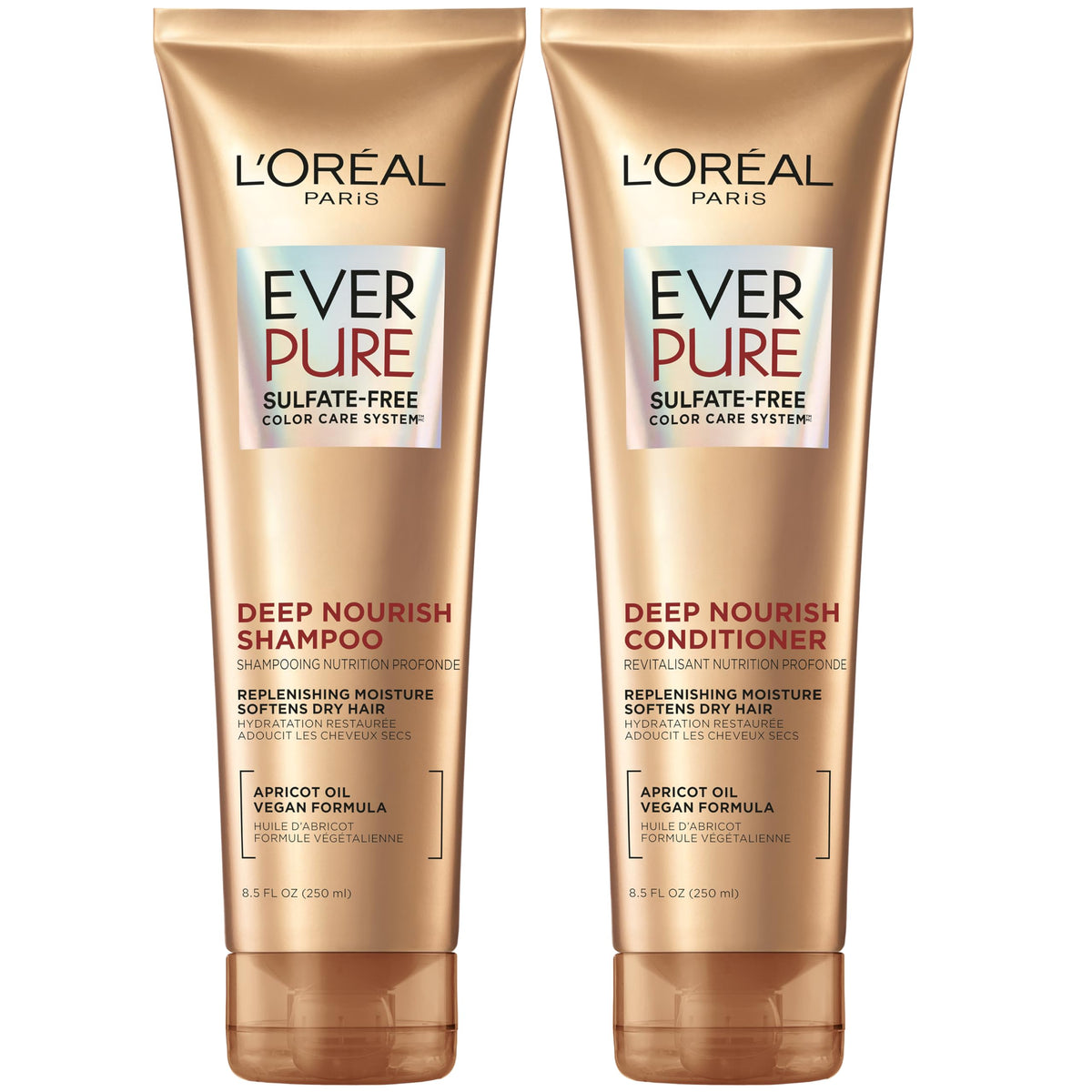 L'Oreal Paris EverPure front packaging showing set and benefits