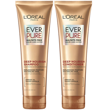 L'Oreal Paris EverPure front packaging showing set and benefits