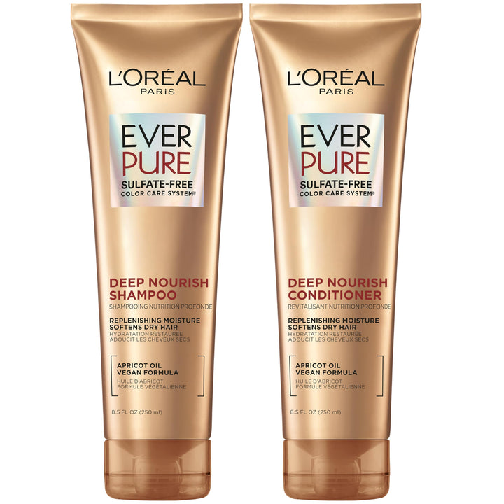 L'Oreal Paris EverPure front packaging showing set and benefits