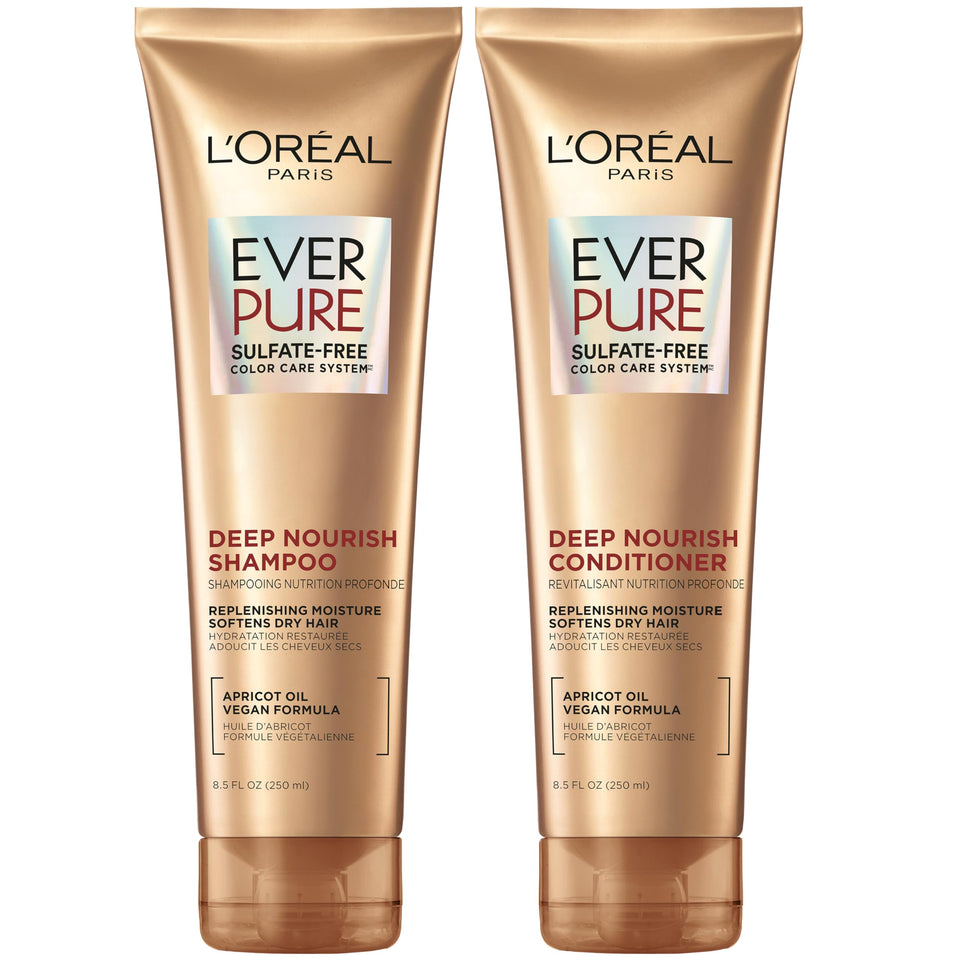 L'Oreal Paris EverPure front packaging showing set and benefits