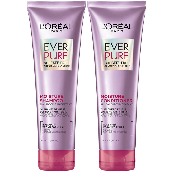 L'Oreal Paris EverPure front packaging showing bottles and brand clarity