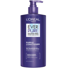 L'Oreal Paris EverPure front packaging showing 23 fl oz bottle and label benefit