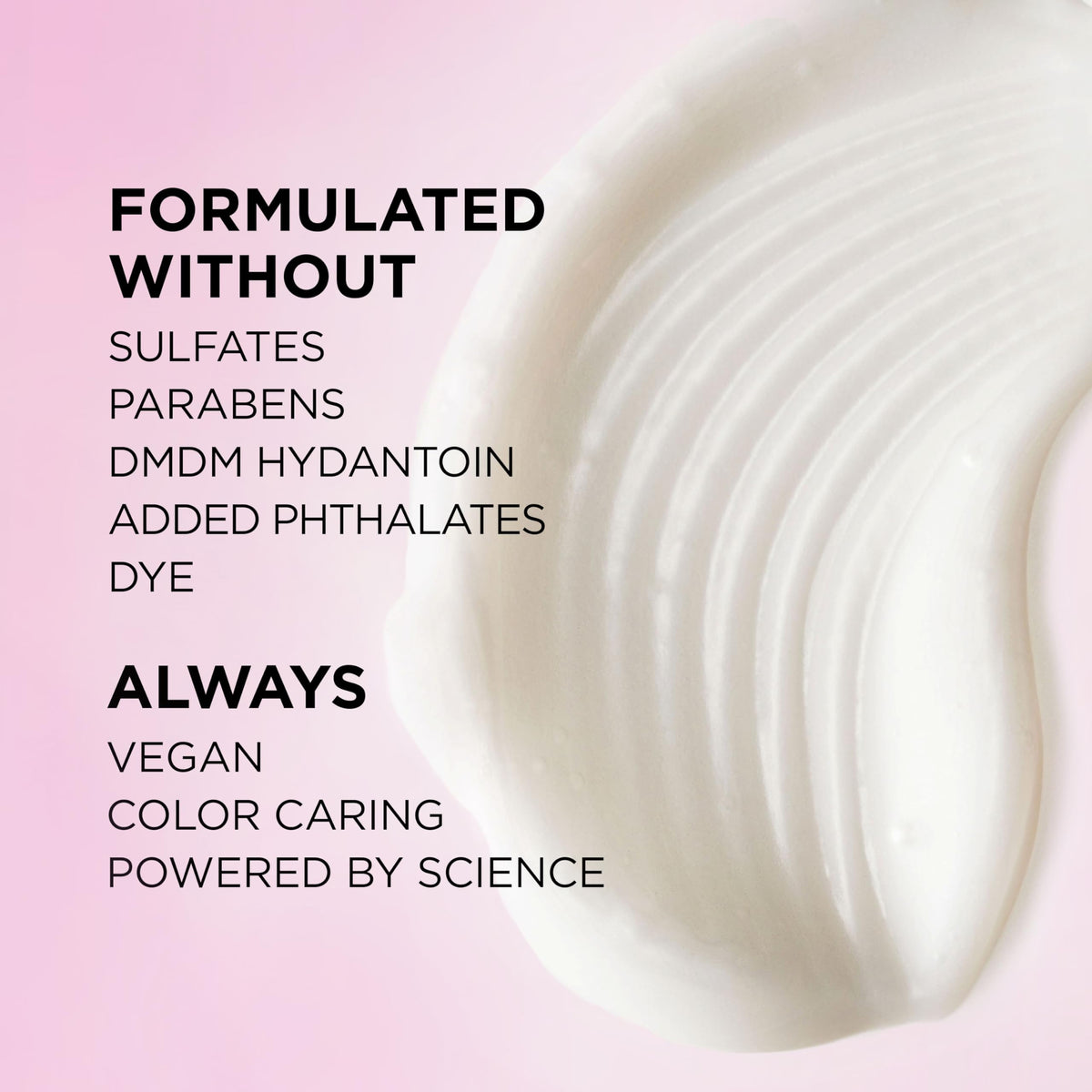 L'Oreal Paris product label close-up listing glycolic acid and clean ingredients