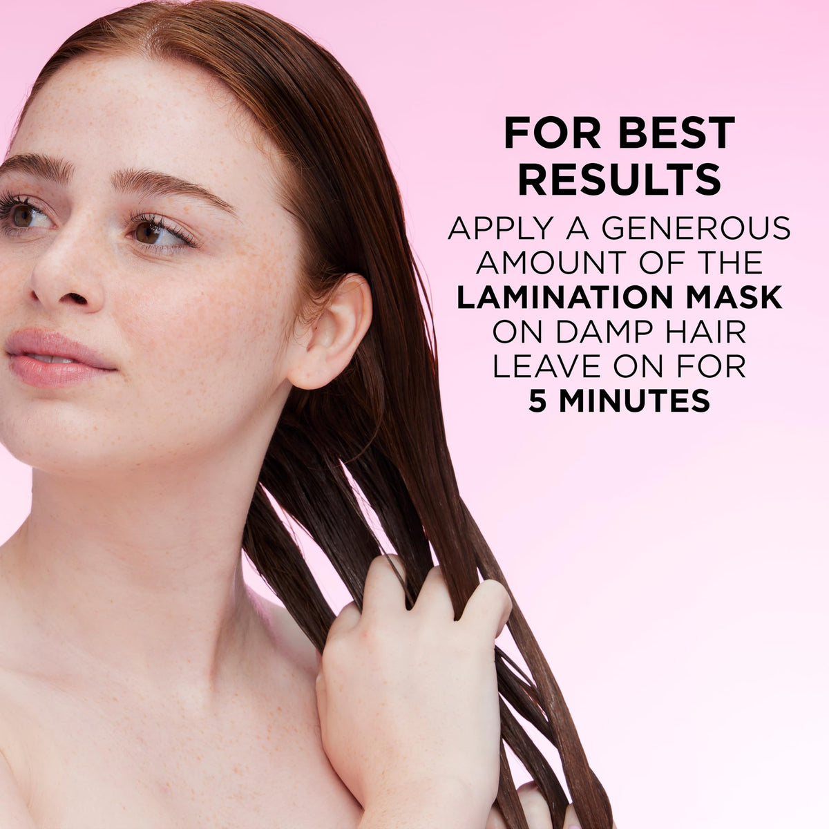 L'Oreal Paris full glossing system arranged to show shampoo conditioner and mask synergy