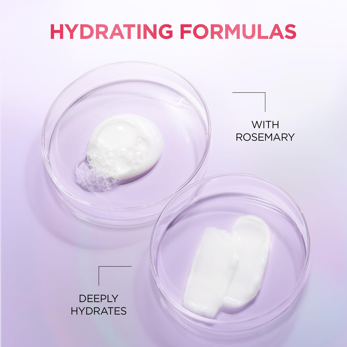 L'Oréal Paris before and after hair showing improved shine and softness