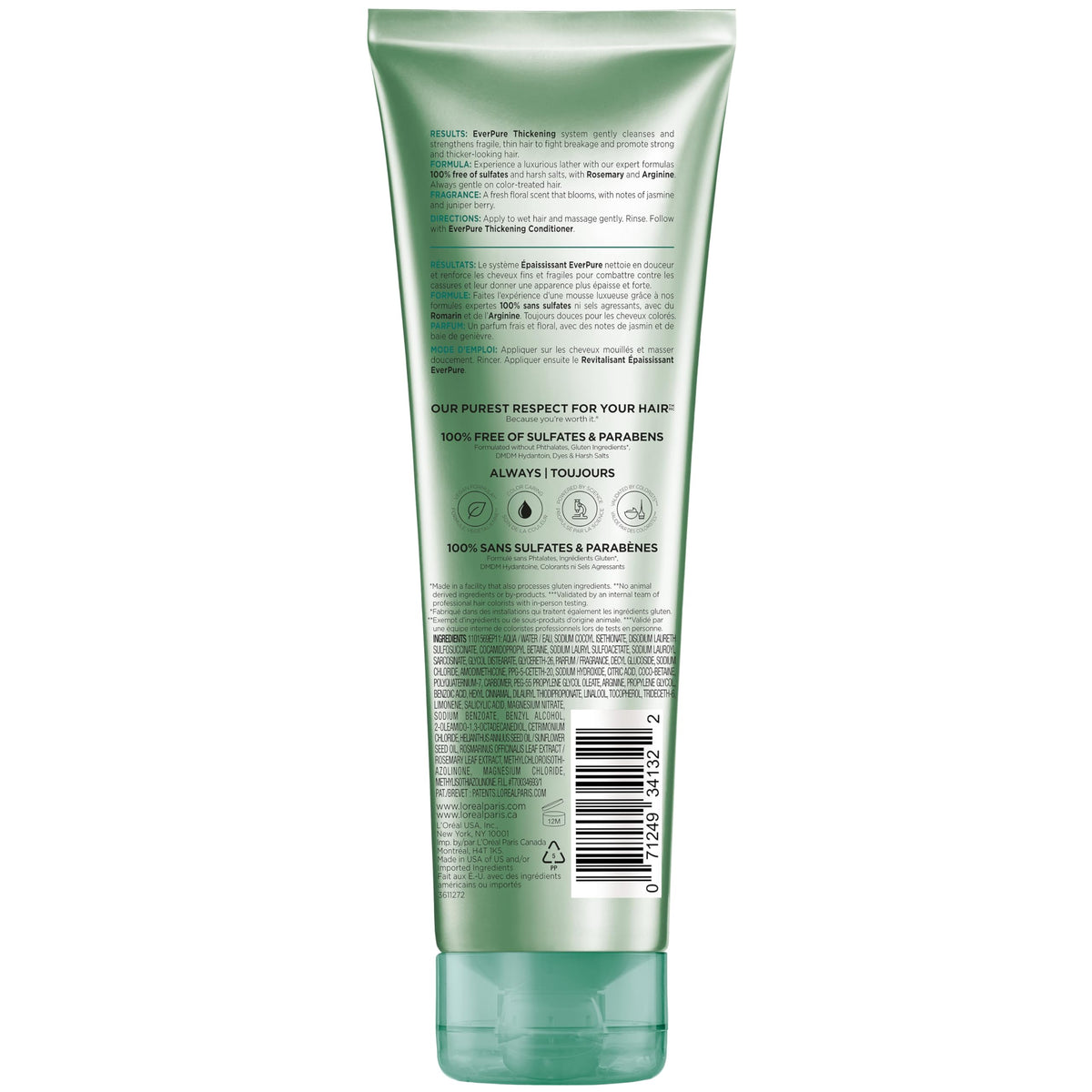 L'Oreal Paris lifestyle shelf photo illustrating salon-quality care at home