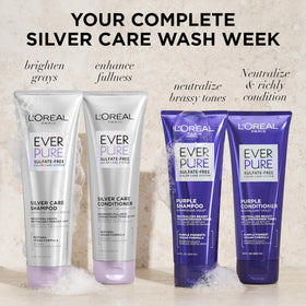 L'Oreal Paris EverPure duo staged in shower for at-home routine