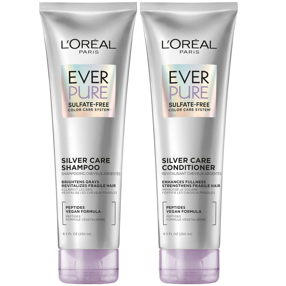 L'Oreal Paris EverPure front packaging showing duo and benefits
