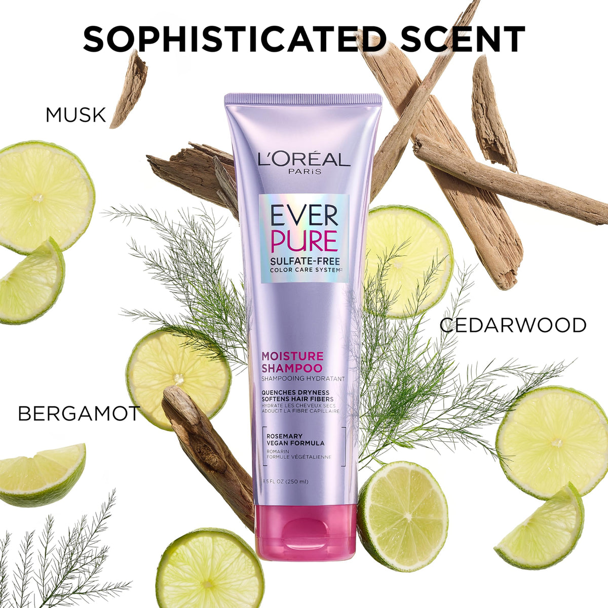 L'Oreal Paris EverPure creamy texture closeup showing moisturizing benefit