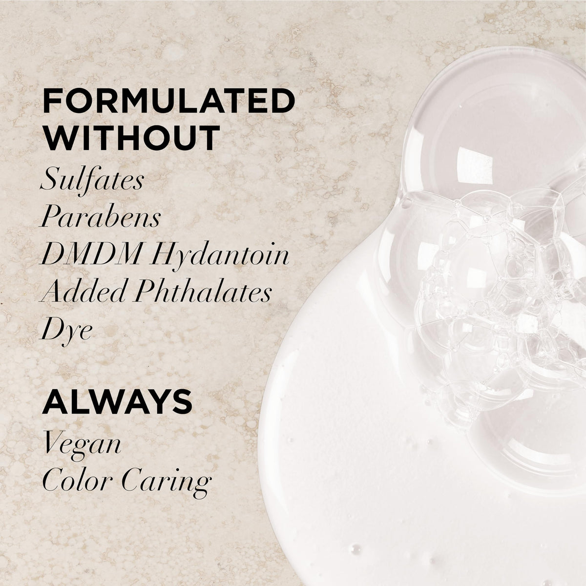 L'Oreal Paris rich lather texture illustrating gentle cleansing and luxurious feel