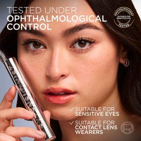 L'Oreal Paris size comparison beside a common object showing compact travel-friendly benefit