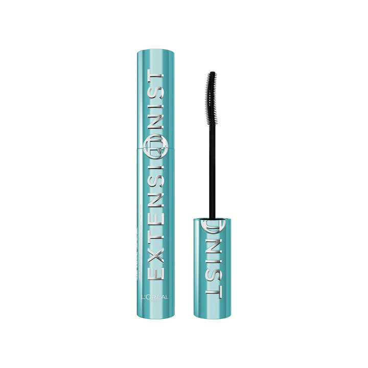 L'Oreal Paris tube front view showing sleek waterproof mascara packaging and brand clarity