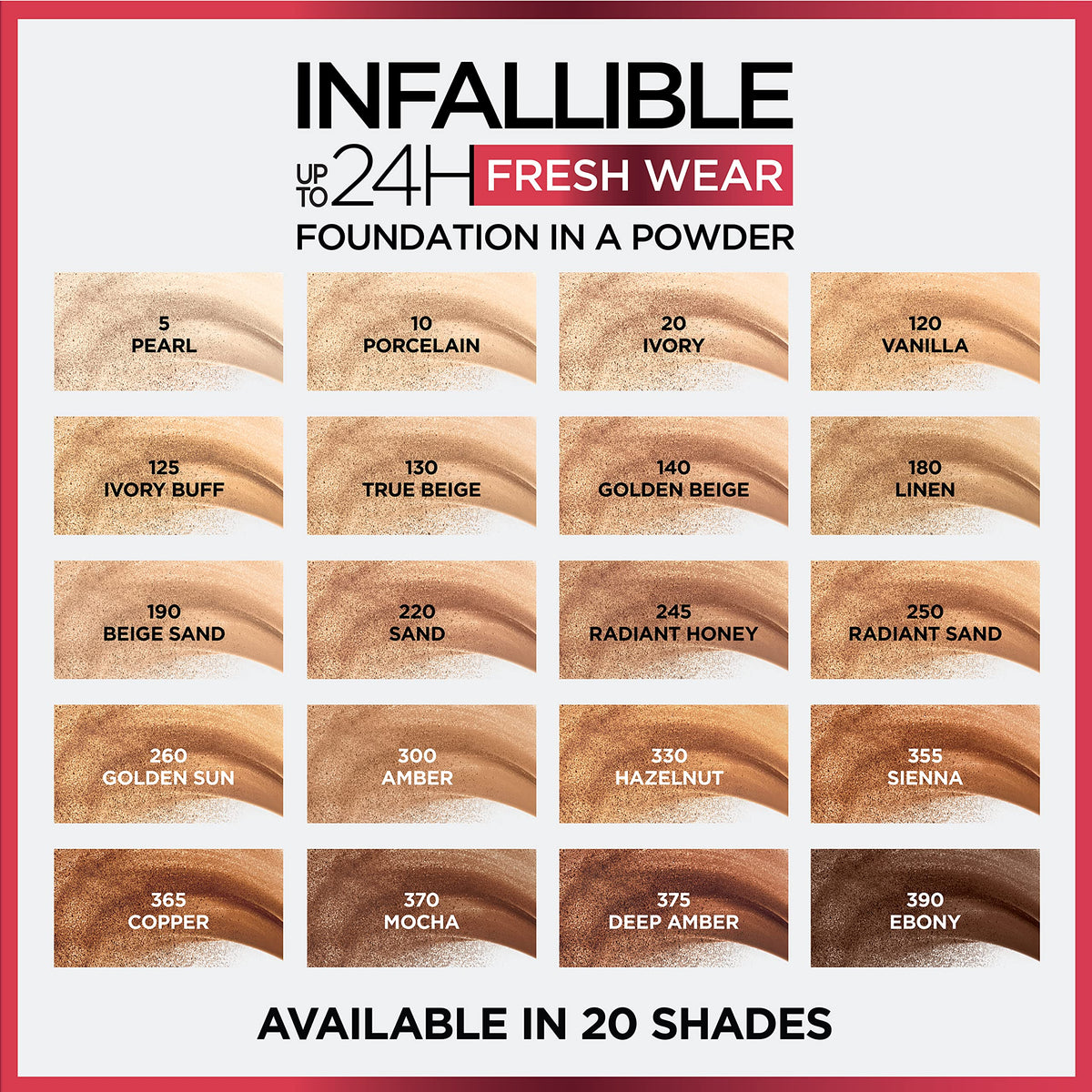 L'Oreal Paris foundation compact in hand showing size and travel-friendly portability benefit