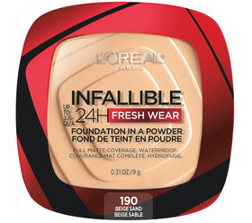 L'Oreal Paris front packaging showing compact and shade name for easy identification